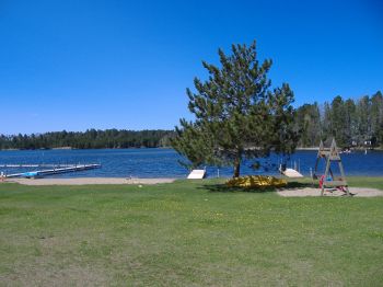 This is the view of the lake from Cabin #4 - Amazing!